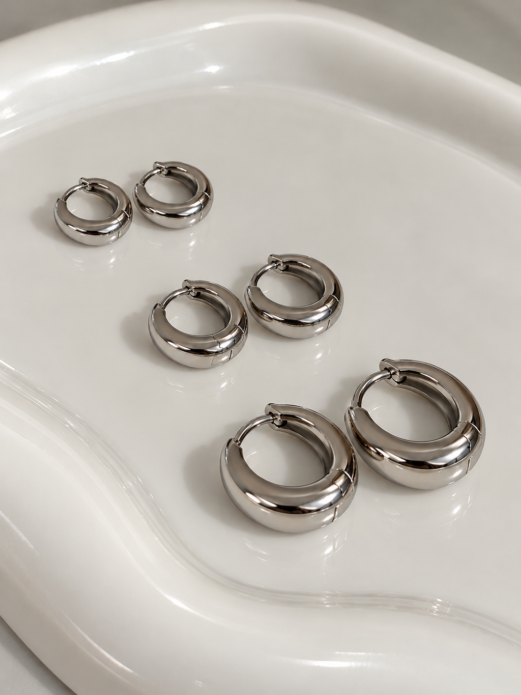 Orecchini Silver Sculpt