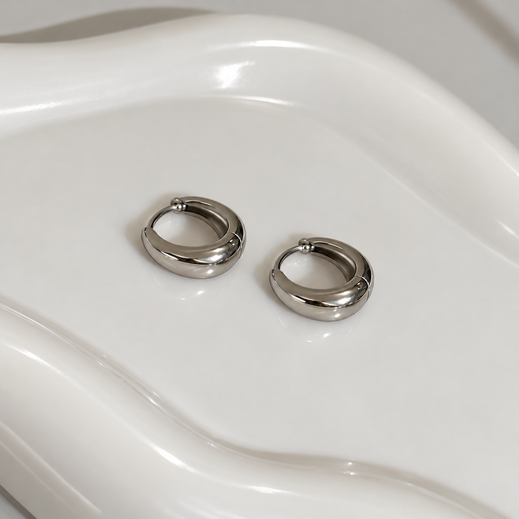 Orecchini Silver Sculpt