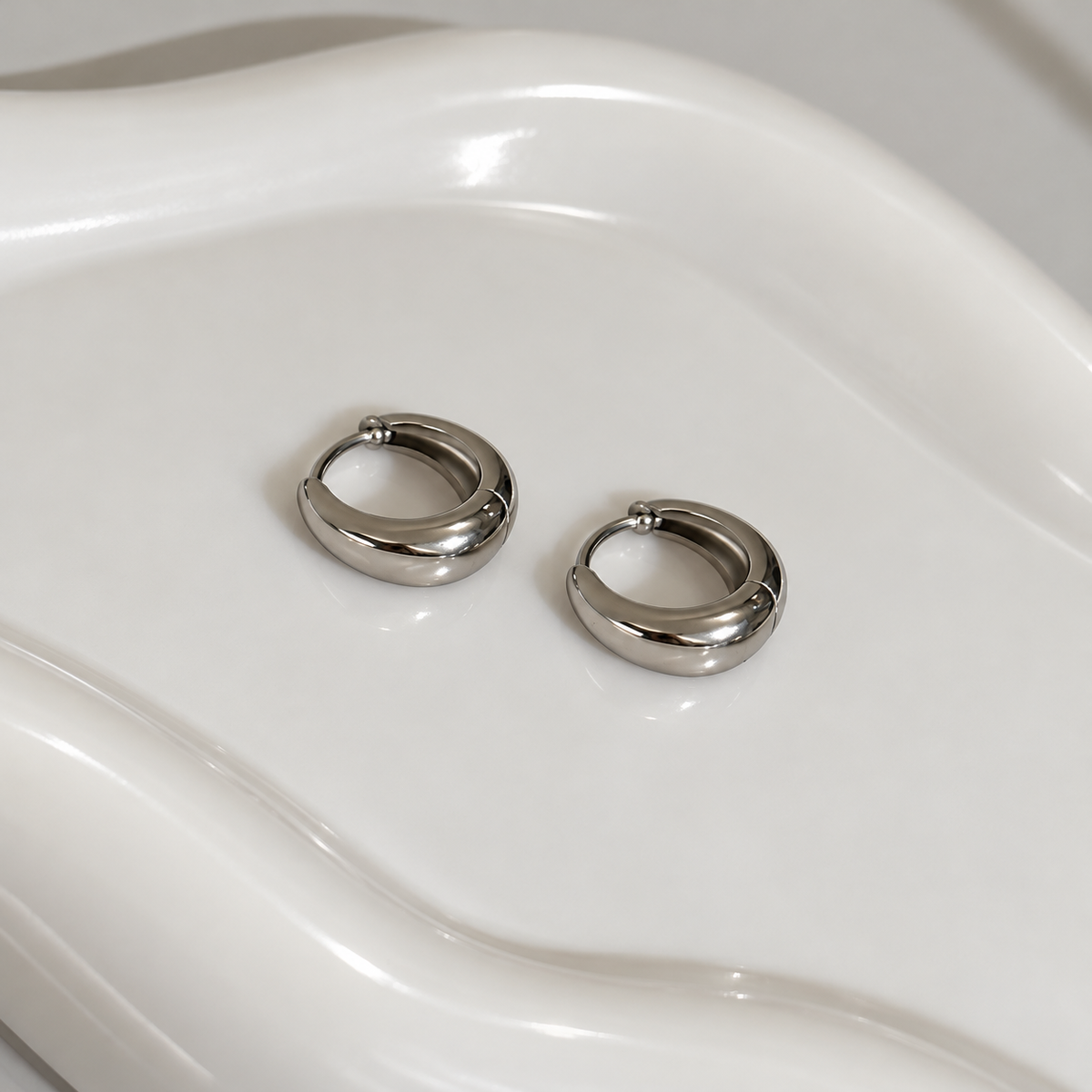 Orecchini Silver Sculpt