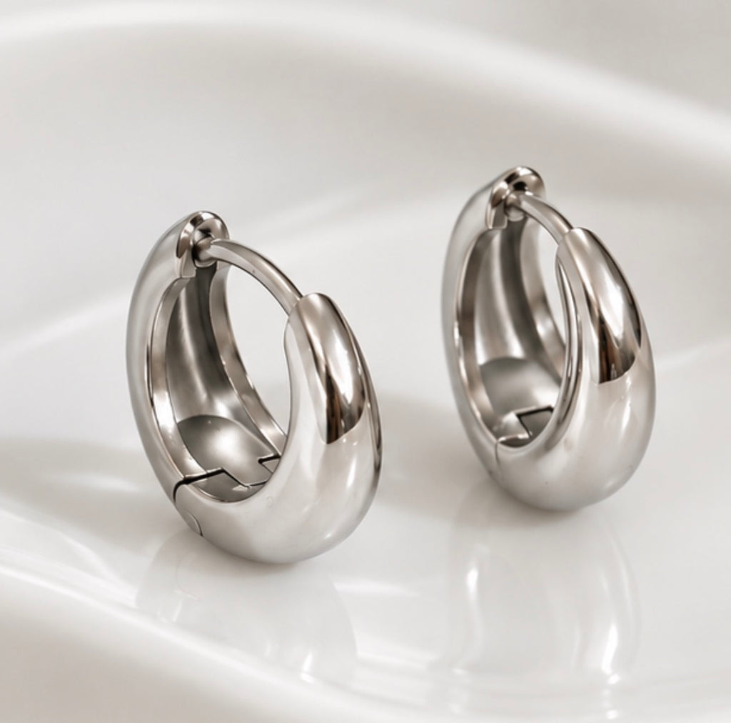 Orecchini Silver Sculpt