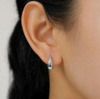 Orecchini Silver Sculpt